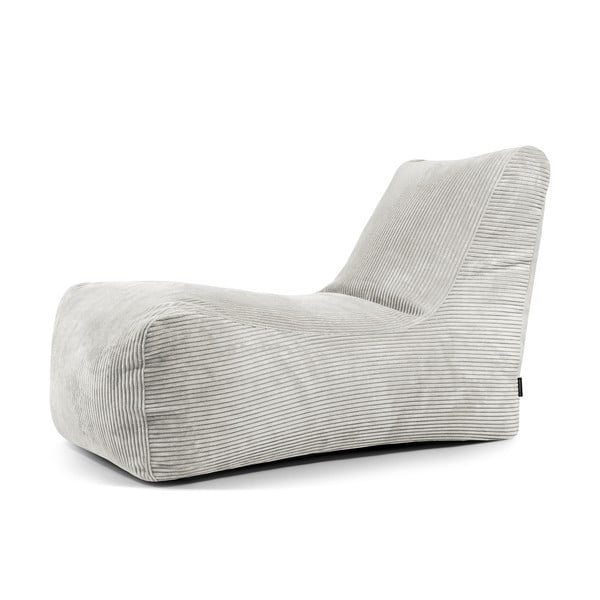 Krémszínű kordbársony babzsákfotel Lounge – SLOWDOWN