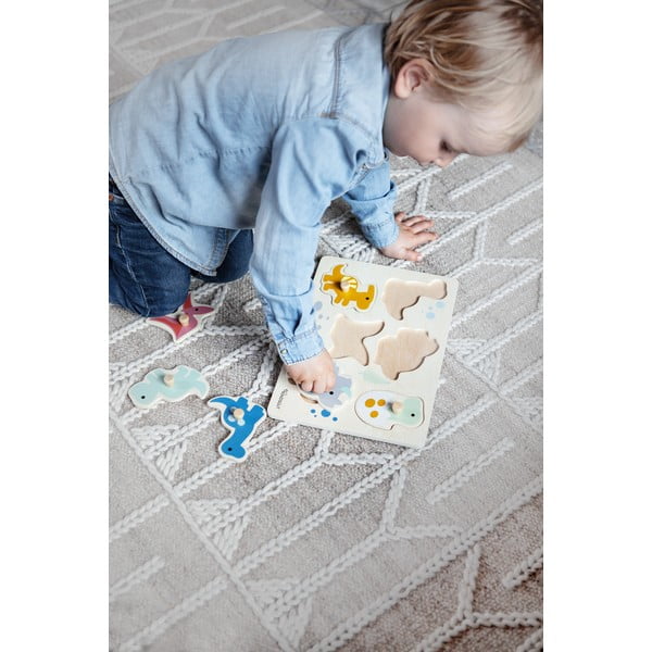 Fa formabeillesztős puzzle (részek száma 6) Dinosaurs – Kindsgut-image-3