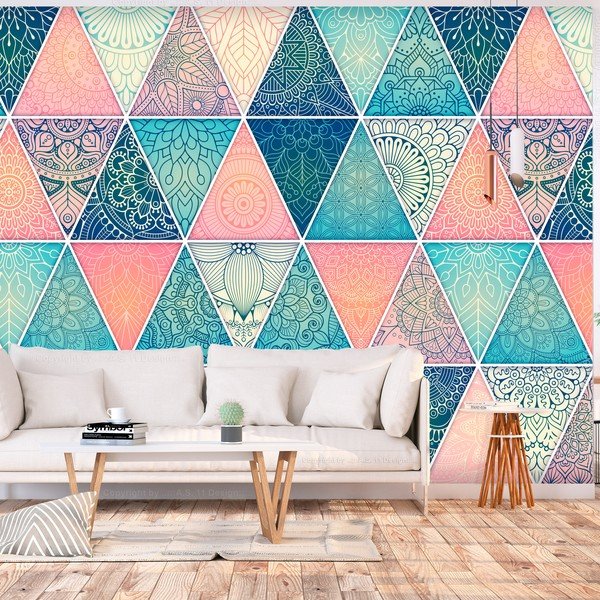 Oriental Triangles nagyméretű tapéta, 400 x 280 cm - Artgeist-image-1