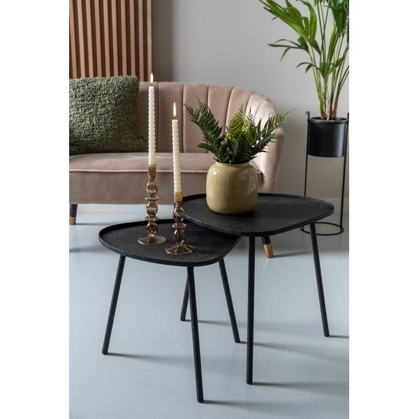 Fém tárolóasztal ø 44 cm  Boaz  – Leitmotiv-image-1