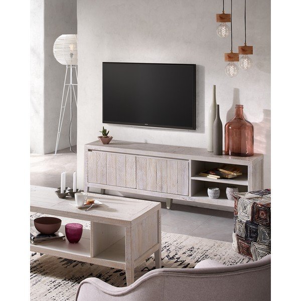 Woody fehér TV-állvány - Kave Home-image-4