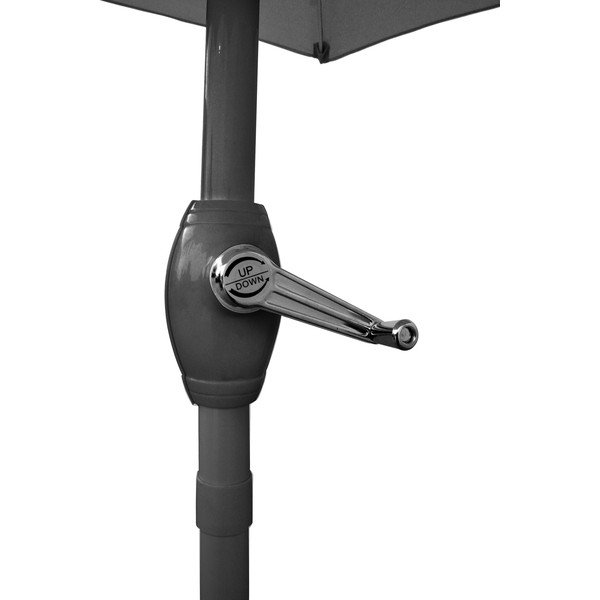 Szürke napernyő ø 230 cm – Happy Green-image-4