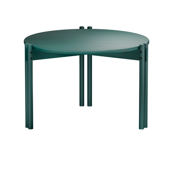Zöld borovi fenyő kerek dohányzóasztal ø 60 cm Sticks – Karup Design