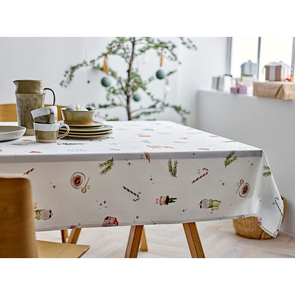 Pamut asztalterítő karácsonyi mintával 140x350 cm Christmas Days – Södahl-image-1