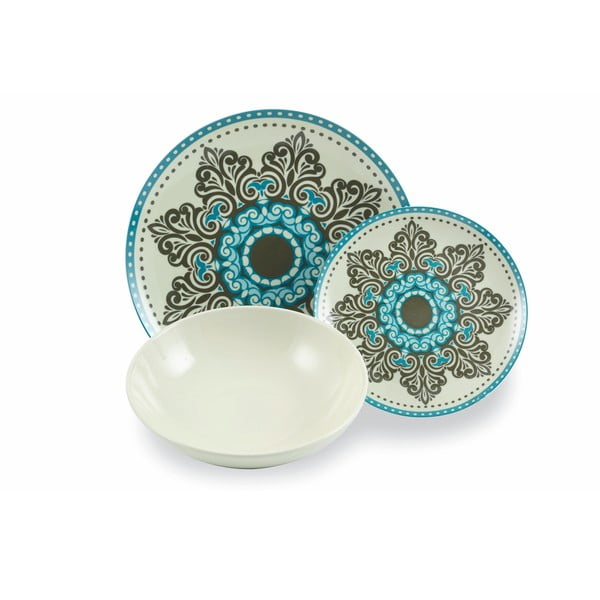 Porcelán-agyagkerámia étkészlet 18 db-os Cala Jondal – VDE Tivoli 1996-image-2