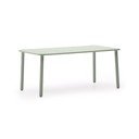 Acél kerti étkezőasztal 90x180 cm Brai – Kave Home
