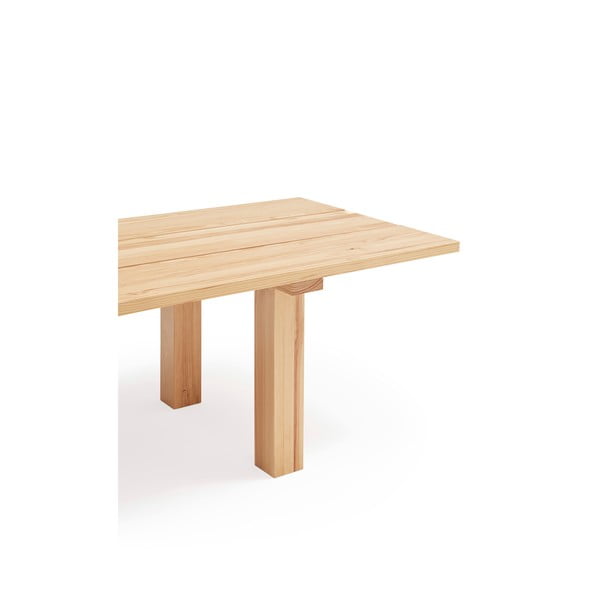 Étkezőasztal borovi fenyő asztallappal 100x180 cm Banda – Teulat-image-4