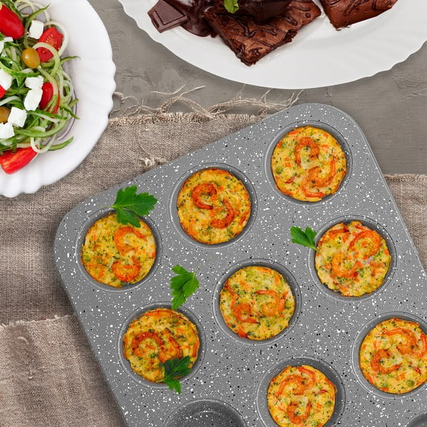 Fém muffin sütőforma 26,5x35 cm Grande – Orion-image-1