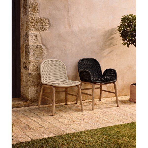 Sötétszürke kerti szék Alipa – Kave Home-image-3