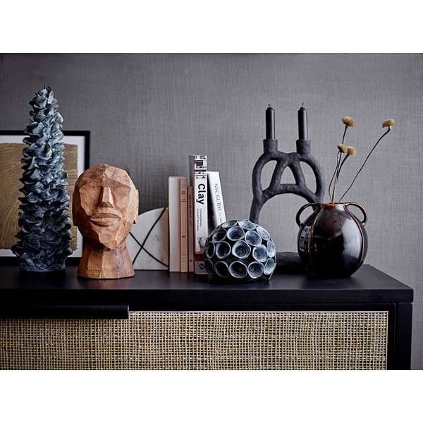 Ramina fekete gyertyatartó, magasság 29 cm - Bloomingville-image-1