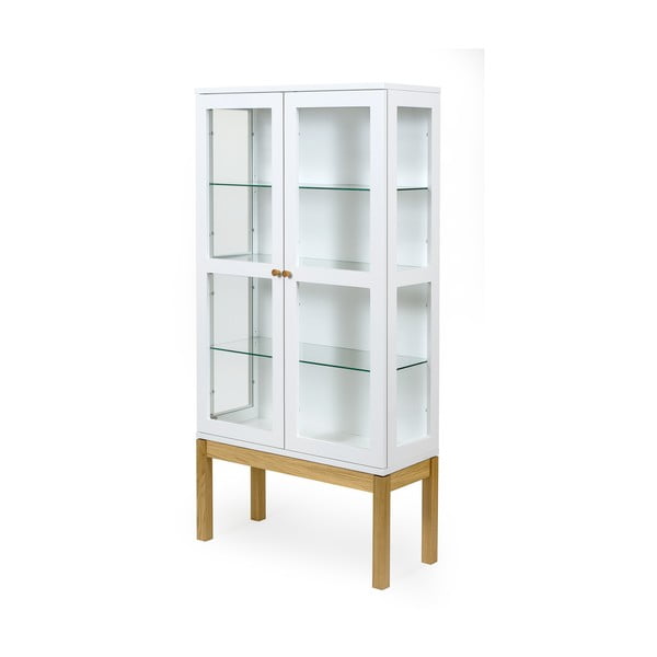 AbbeyWood fehér könyvespolc/tálalószekrény - Woodman-image-4