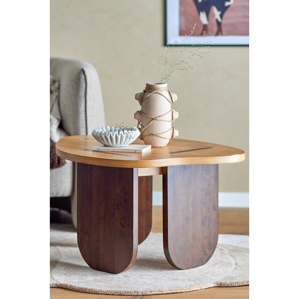 Natúr színű dohányzóasztal 60x75 cm Cilas – Bloomingville-image-1