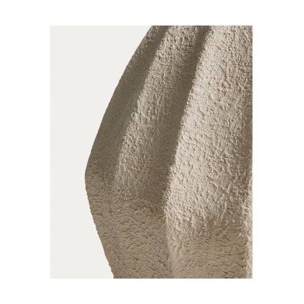 Krémszínű papírmasé kézzel készített-magas váza (magasság 46,5 cm) Arquena – Kave Home-image-3