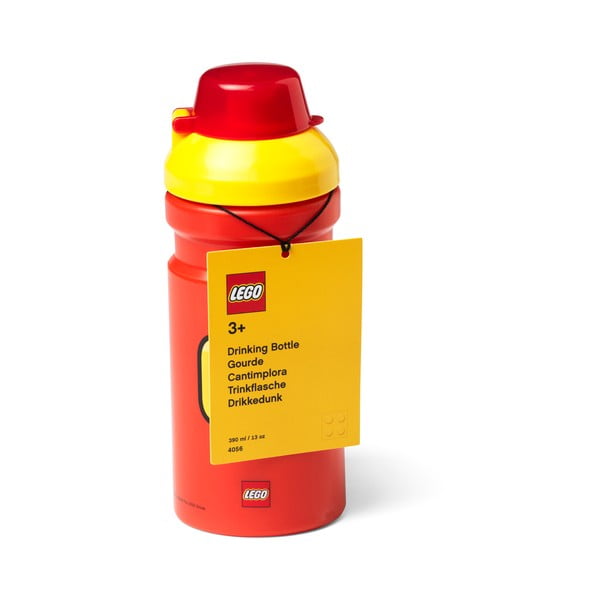 Iconic piros kulacs sárga kupakkal, 390 ml - LEGO®-image-2