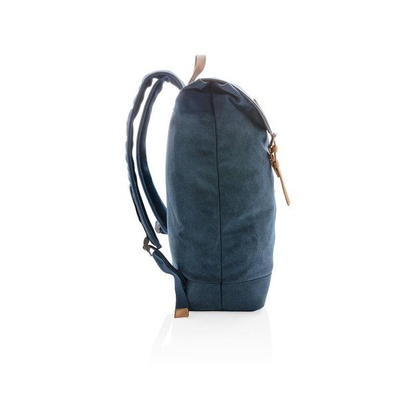 Kék vászon hátitáska 15,6" laptophoz, 19 l - XD Design-image-4