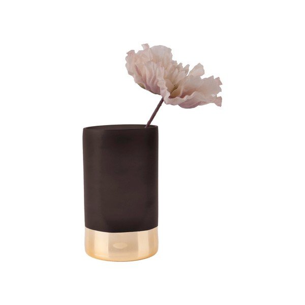 Glamour fekete-arany váza, 20 cm magas - PT LIVING-image-1