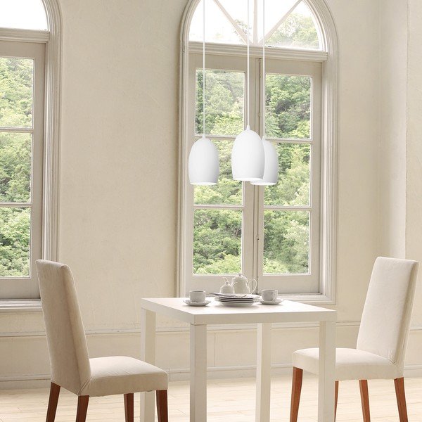 UME Elementary Matte fehér 3 ágú függőlámpa, ø 14 cm - Sotto Luce-image-1