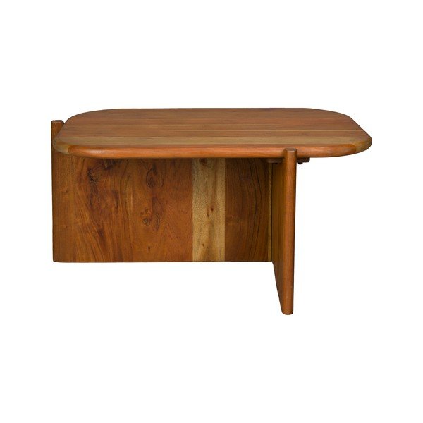 Natúr színű akácfa dohányzóasztal 50x75 cm Feller – Dutchbone