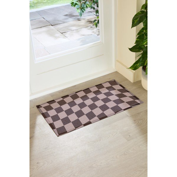 PVC lábtörlő 40x70 cm Checkerboard – Artsy Doormats-image-2