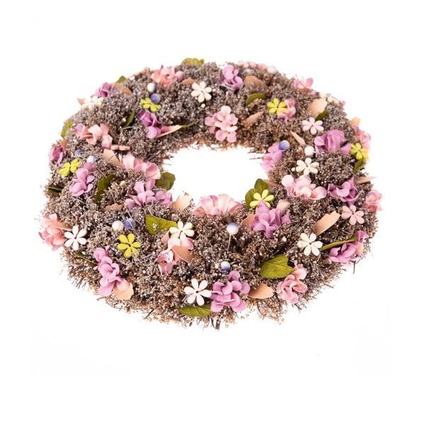 Tina függő koszorú virágokkal, ⌀ 30 cm - Dakls