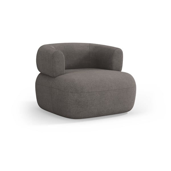 Szürke buklé fotel Jenny – Micadoni Home