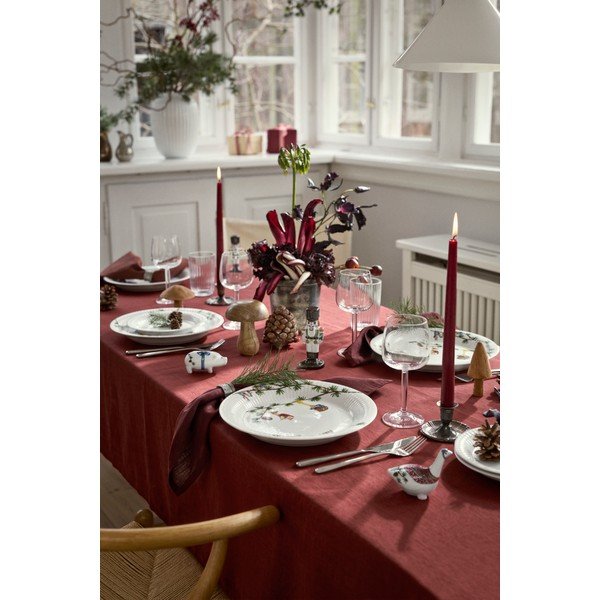 Fehér porcelán tányér karácsonyi mintával ø 27 cm Hammershøi Christmas – Kähler Design-image-2