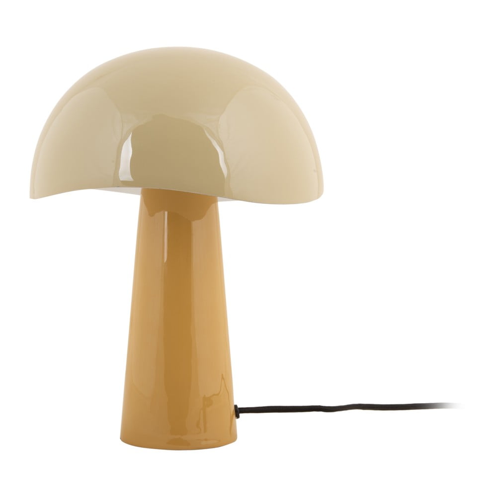 Okkersárga asztali lámpa fém búrával (magasság 33 cm) Grato Leitmotiv