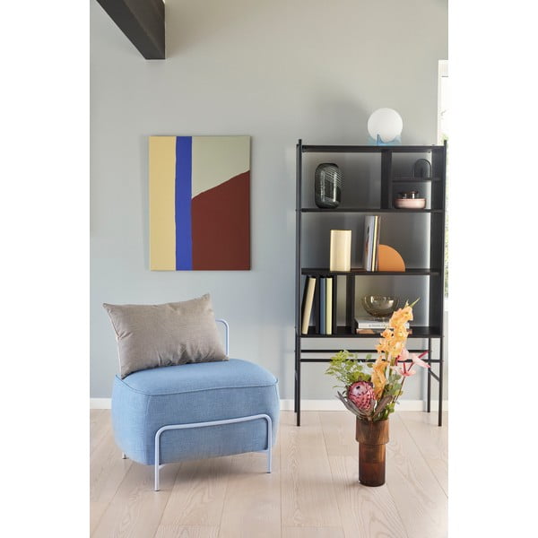 Divide fekete kőrisfa könyvespolc, 79 x 160 cm - Hübsch-image-3