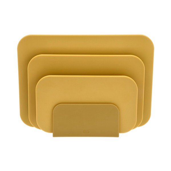 Műanyag vágódeszka készlet 3 db-os állvánnyal 35,5 x 26,5 cm Choptima – Rosti