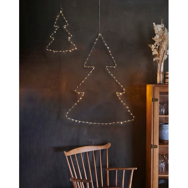 Fehér függő karácsonyi fénydekoráció Liva – Sirius-image-2