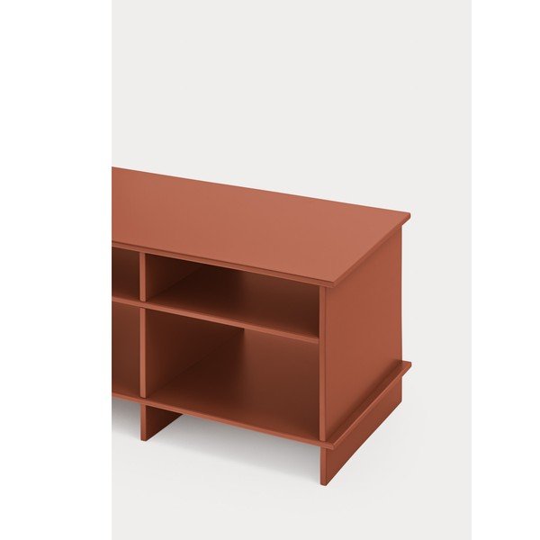 Téglavörös TV-állvány 180x50x40 cm Inari – Teulat-image-4