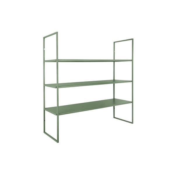 Zöld többszintes fém fali polc 60 cm Level – PT LIVING-image-2