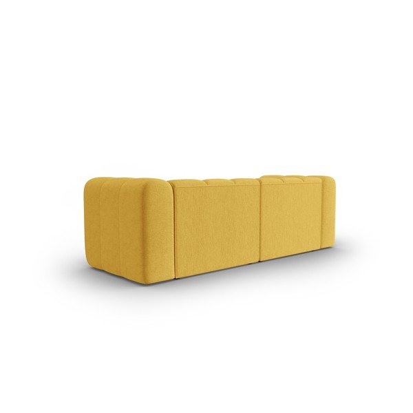 Sárga kanapé 228 cm Lupine – Micadoni Home-image-4