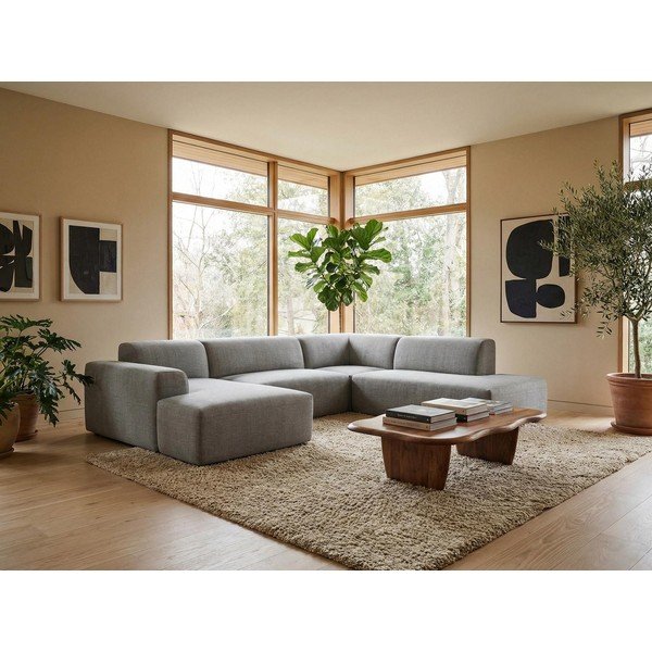 Szürke sarokkanapé (bal oldali-heverő résszel) Keli – Makamii-image-1