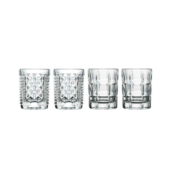 Röviditalos pohár szett 4 db-os 40 ml Mix – La Rochére