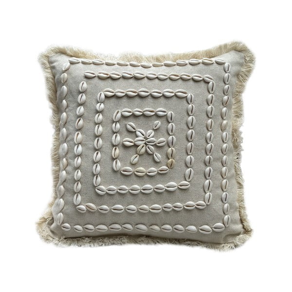 Pamut párnahuzat 43x43 cm Seashells – Mioli Decor