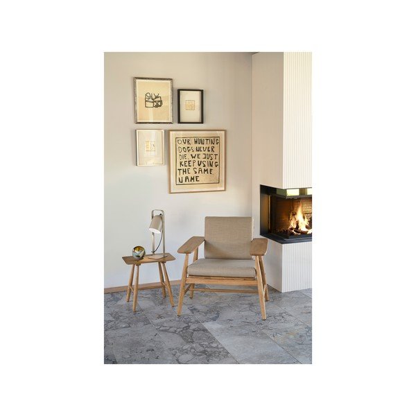 Bézs asztali lámpa (magasság 45 cm) Nesvik – Villa Collection-image-2