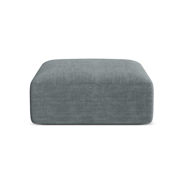 Sötétszürke kordbársony lábtartó Campi – Cosmopolitan Design-image-1