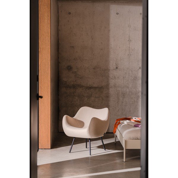 Bézs gyapjú fotel RM58 – noo.ma-image-1