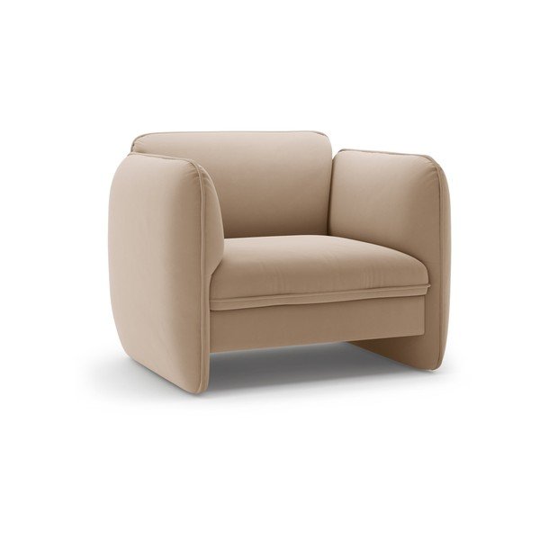 Barna bársony fotel Georgia – Micadoni 