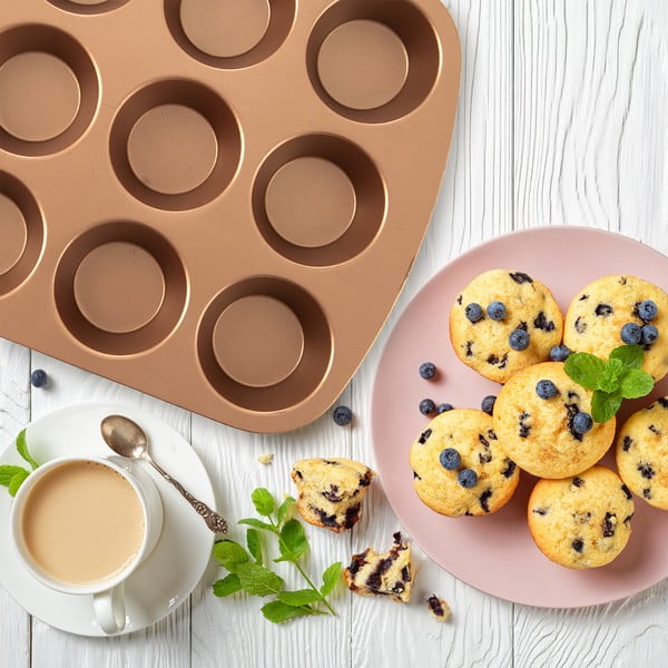 Fém muffin sütőforma 25,5x36 cm Marissa – Orion-image-1