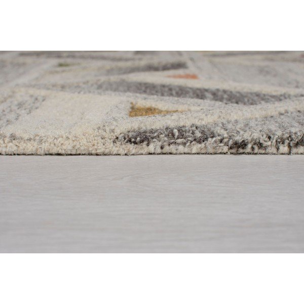 River szürke gyapjú szőnyeg, 120 x 170 cm - Flair Rugs-image-3