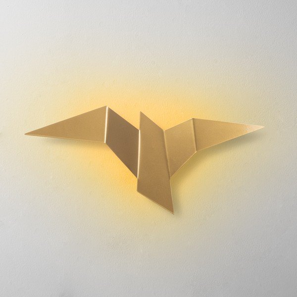 Aranyszínű LED fali lámpa Pacali – Opviq lights-image-2