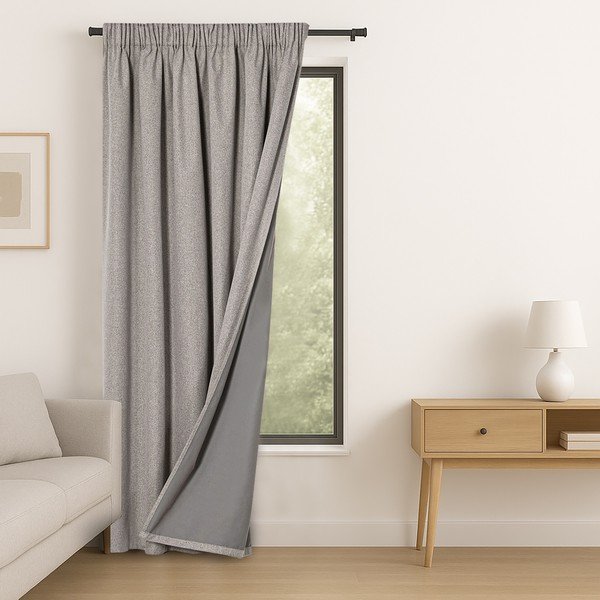 Szürkésbarna sötétítő függöny 140x250 cm Corita – Restilo-image-1