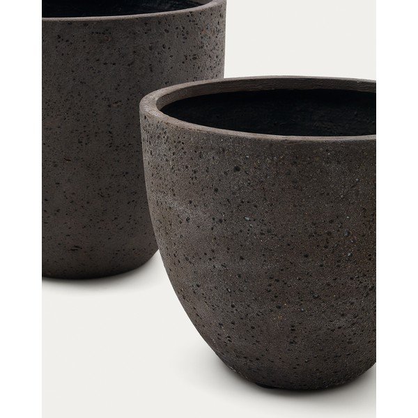 Beton kaspó szett 2 db-os ø 50 cm Serili – Kave Home-image-2