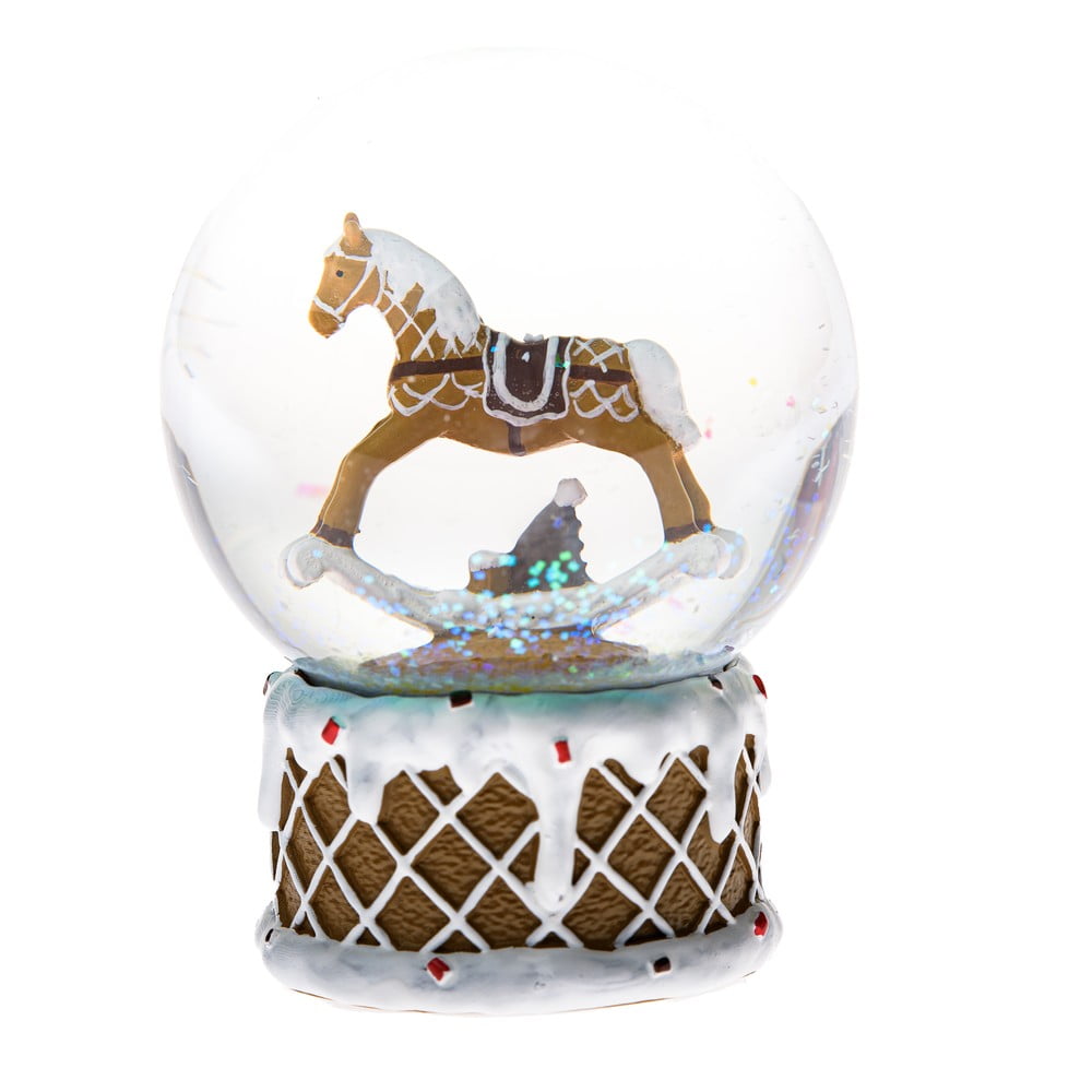 Poligyanta hógömb (magasság 10 cm) Snowy Horse Dakls