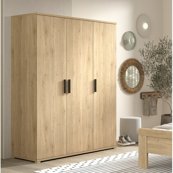 Natúr színű gyerek ruhásszekrény 150x199x59 cm Sam – Vipack-image-1