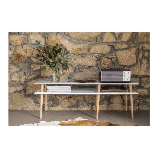 Mungo fehér dohányzóasztal, hosszúság 119 cm - Ragaba-image-2