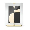 Aranyszínű üveg álló képkeret 16x20 cm Flute – Umbra