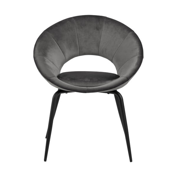 Julia sötétszürke bársony étkezőszék - Actona-image-2